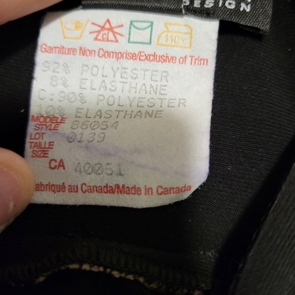 FRANK LYMAN Sheer Stripe Black Dress Size 10 - Picture 3 of 7